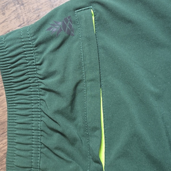 CHUBBIES 7" Dark Green Swim Trunks Boxer Brief Liner Shorts XL - Picture 3 of 5